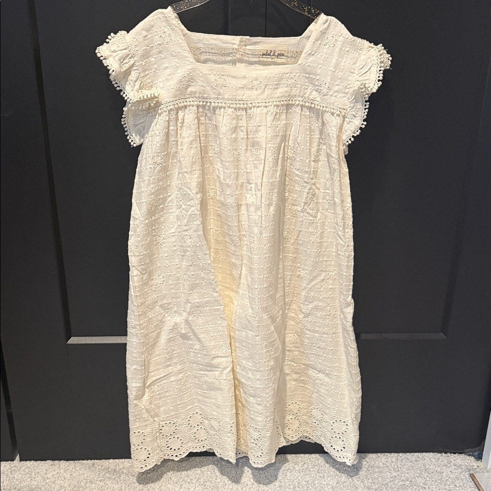 Elegant Cream Kids Dress